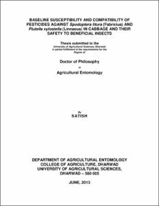 krishikosh thesis entomology